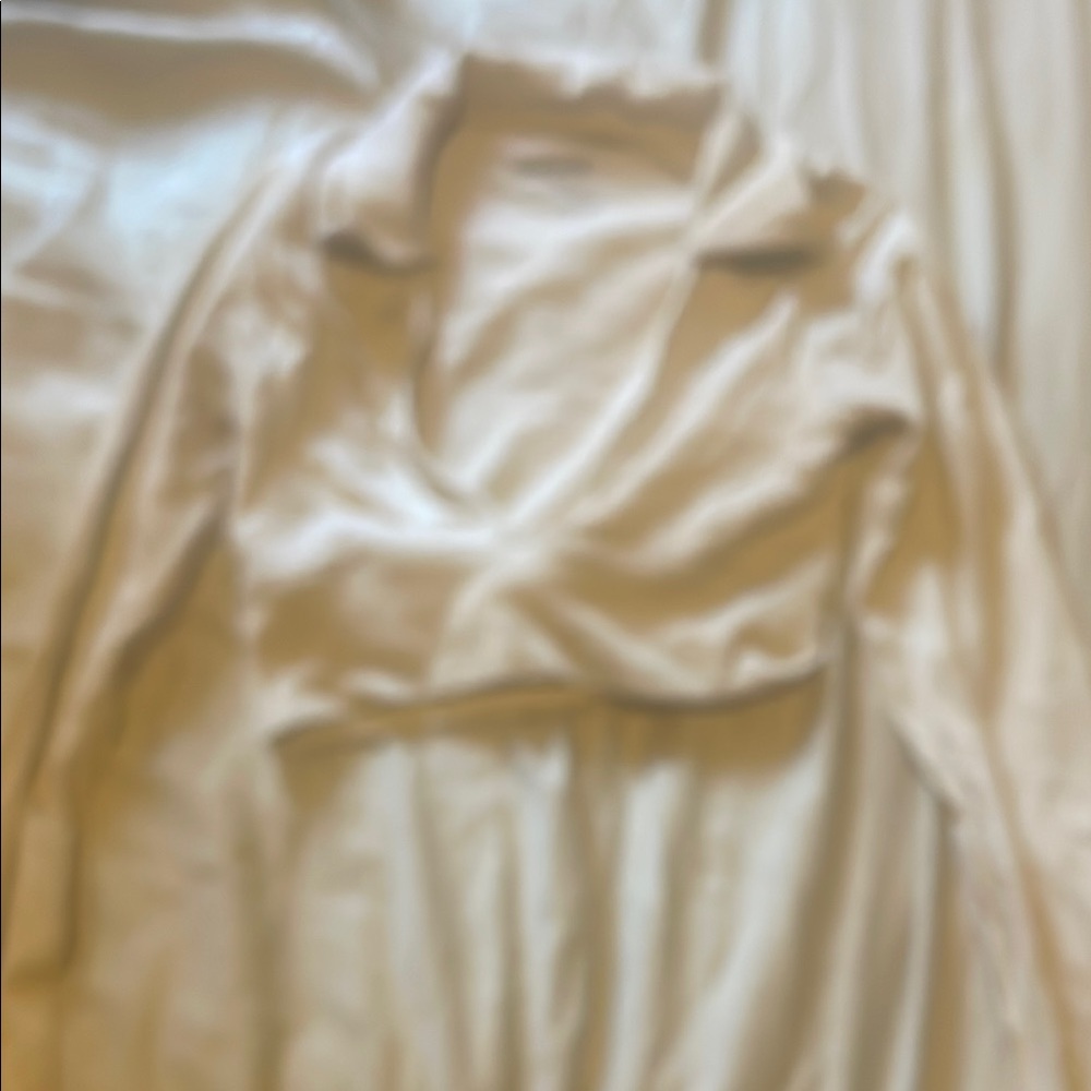 Cream Long Sleeve Top